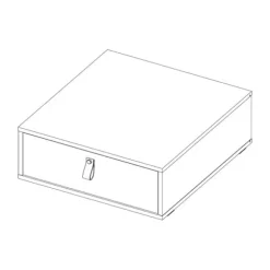 Kidsmill Amy Babybed Grijs 60 x 120 cm