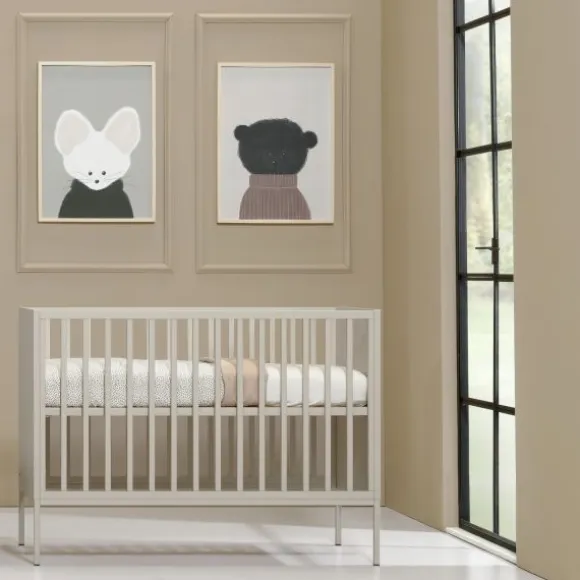Kidsmill Amy Babykamer Oatmeal | Bed 60 x 120 cm + Commode Breed