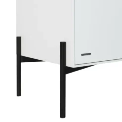 Kidsmill Boutique Babykamer Wit / Zwart | Bed 60 x 120 cm + Commode