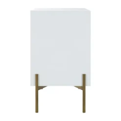 Kidsmill Boutique Babykamer Wit / Brass | Bed 60 x 120 cm + Commode