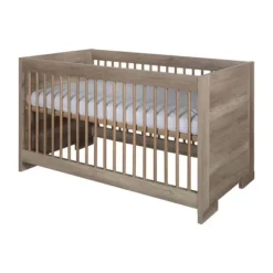 Kidsmill Brent Babykamer Oldwood | Bed 60 x 120 cm + Commode