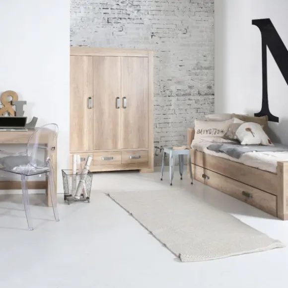 Kidsmill Brent Kinderkamer Oldwood | Bed 90 x 200 cm + Bureau