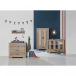 Kidsmill Brent Kledingkast 2-Deurs Oldwood