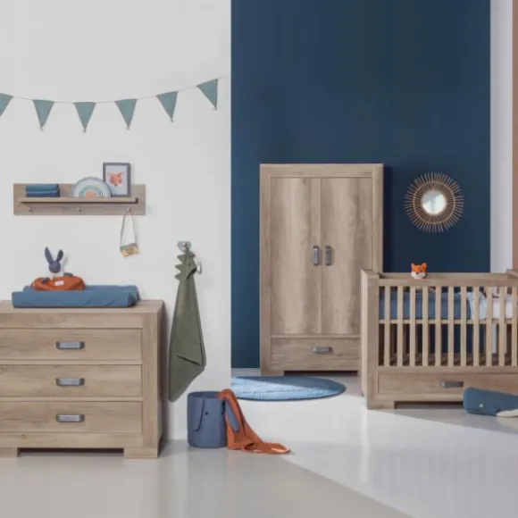 Kidsmill Brent Kledingkast 2-Deurs Oldwood
