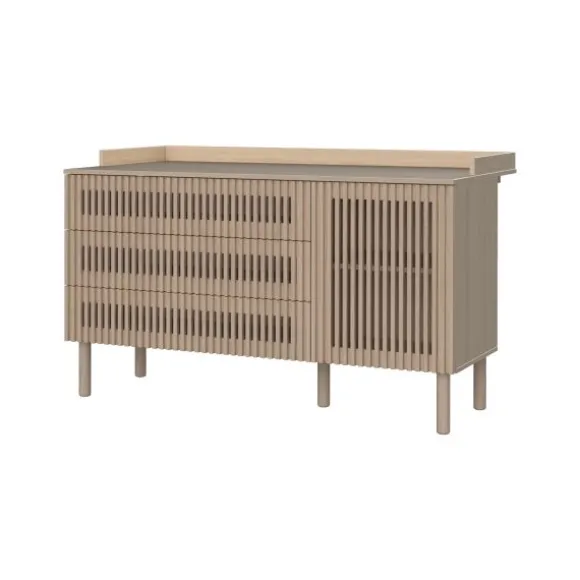 Kidsmill Dai Babykamer Eiken | Ledikant 120 x 60 cm + Commode