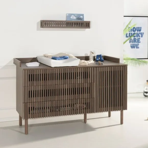Kidsmill Dai Bladvergroter XL - Incl. Standaard Kuif - Walnoot