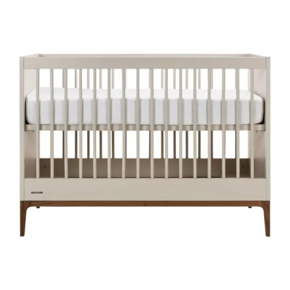 Kidsmill Intense Babykamer Oatmeal/Walnoot | Ledikant 60 x 120 cm + Commode