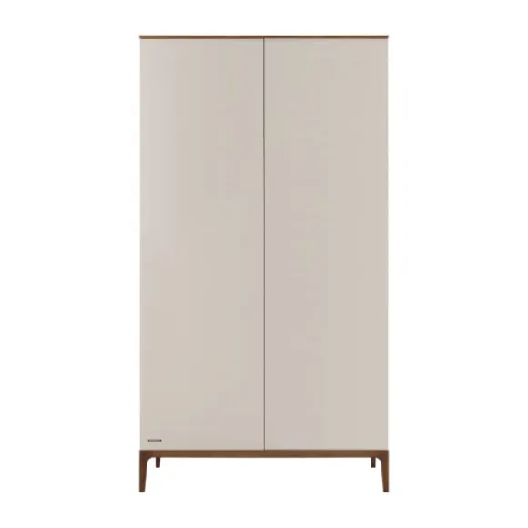 Kidsmill Intense Babykamer Oatmeal/Walnoot | Ledikant 60 x 120 cm + Commode