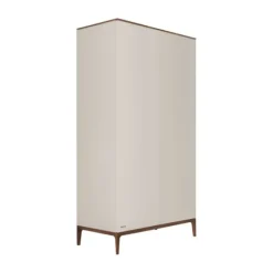 Kidsmill Intense Babykamer Oatmeal/Walnoot | Ledikant 60 x 120 cm + Commode