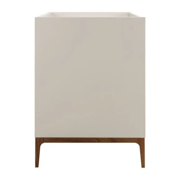 Kidsmill Intense Babykamer Oatmeal/Walnoot | Ledikant 60 x 120 cm + Commode