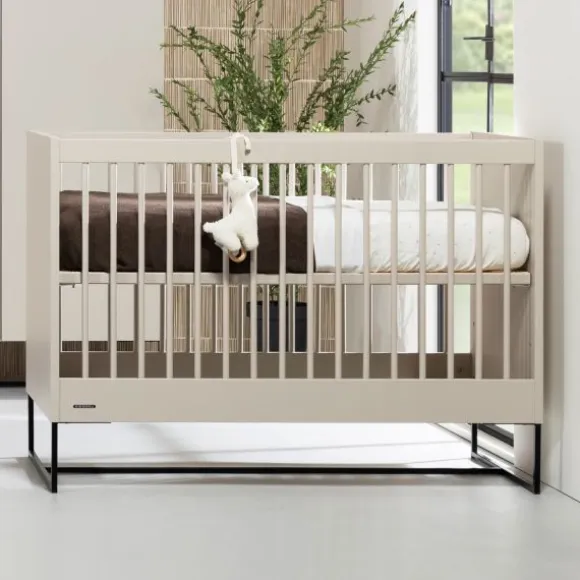 Kidsmill Intense II Babybed Mat Oatmeal - Zwart - 60 x 120 cm