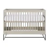 Kidsmill Intense II Babybed Mat Oatmeal - Zwart - 60 x 120 cm
