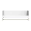 Kidsmill Intense II Bedbank 90 x 200 - Wit / Patinated Brass