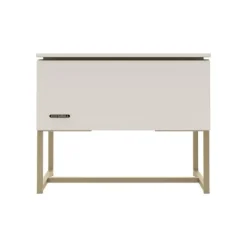 Kidsmill Intense II Bedbank 90 x 200 - Oatmeal / Patinated Brass