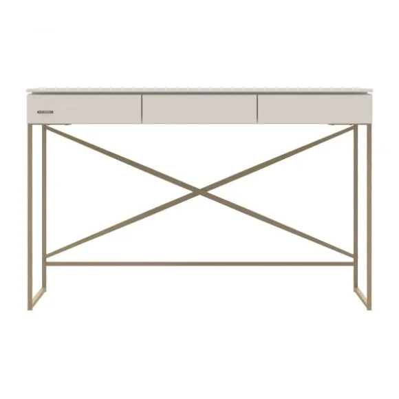 Kidsmill Intense II Bedbank 90 x 200 - Oatmeal / Patinated Brass