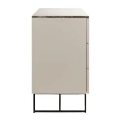 Kidsmill Intense II Commode 3L Mat Oatmeal - Zwart - Warm Taupe