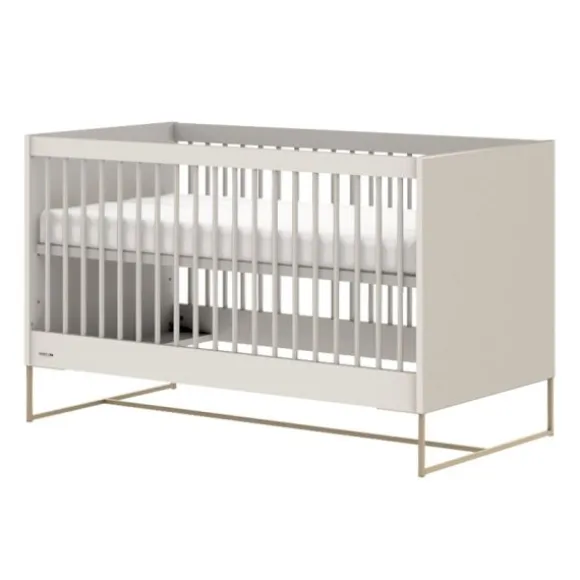 Kidsmill Intense II Ledikant 60 x 120 - Oatmeal / Patinated Brass