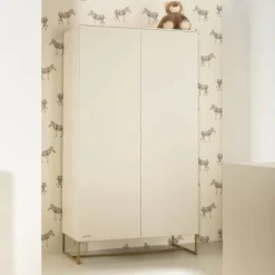 Kidsmill Intense II Ledikant 60 x 120 - Oatmeal / Patinated Brass
