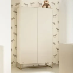 Kidsmill Intense II Ledikant 60 x 120 - Oatmeal / Patinated Brass