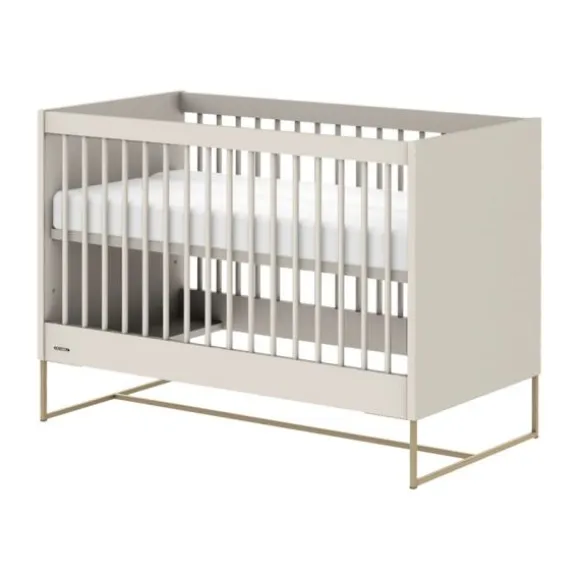 Kidsmill Intense II Ledikant 60 x 120 - Oatmeal / Patinated Brass