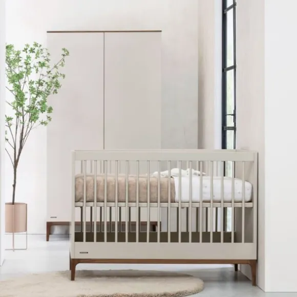 Kidsmill Intense Ledikant - 60 x 120 cm - Oatmeal/Walnoot