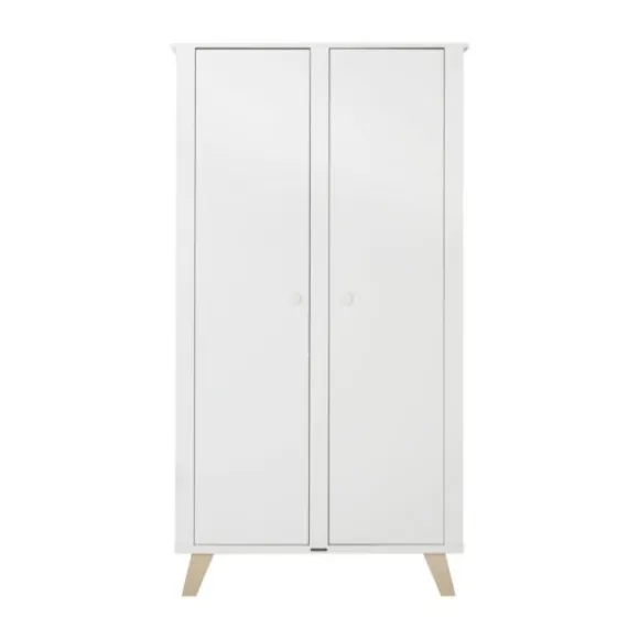 Kidsmill Lars Babykamer Wit / Naturel | Bed 60 x 120 cm + Commode