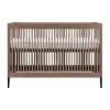 Kidsmill Levi Ledikant 60x120 cm - Ronde Poot - Walnoot