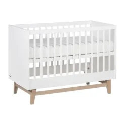 Kidsmill Noud Babykamer Wit | Bed 60 x 120 cm + Commode