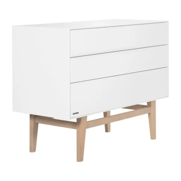 Kidsmill Noud Babykamer Wit | Bed 60 x 120 cm + Commode