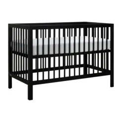 Kidsmill Pure Wood Ledikant Zwart Geborsteld 60 x 120 Cm