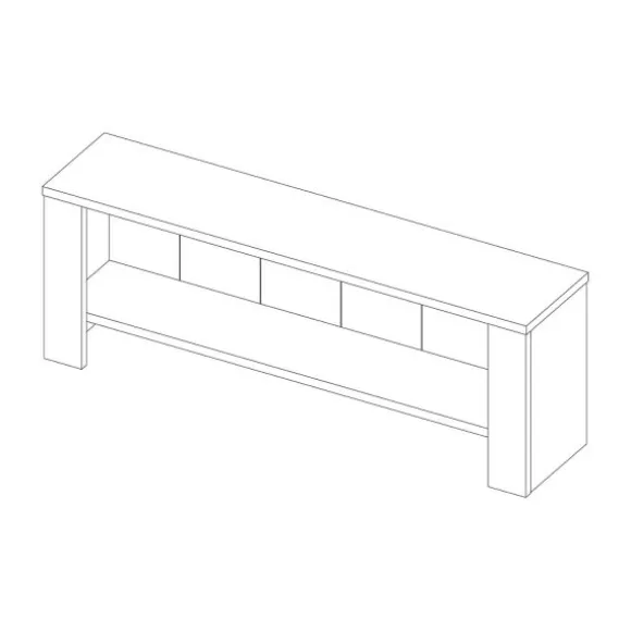 Kidsmill Sem Nautic Babykamer Grijs | Bed 60 x 120 cm + Commode