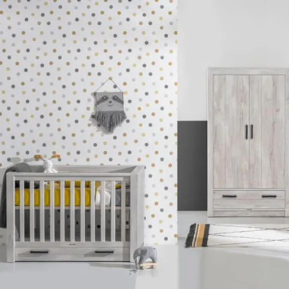 Kidsmill Sem Nautic Babykamer Grijs | Bed 60 x 120 cm + Commode