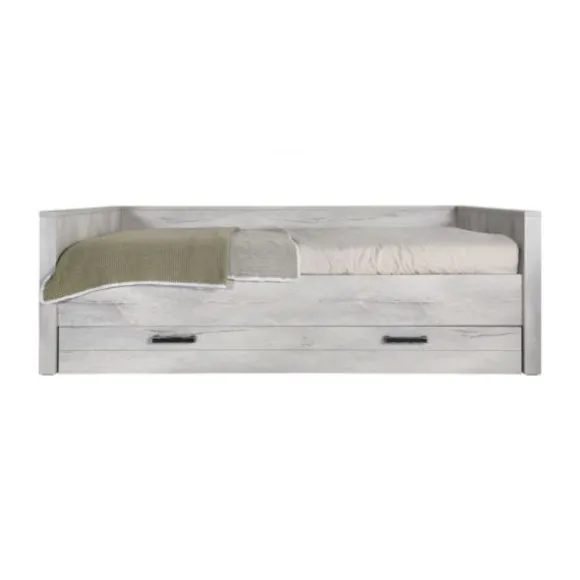 Kidsmill Sem Nautic Grijs Bedbank Met Lade 90 x 200 cm