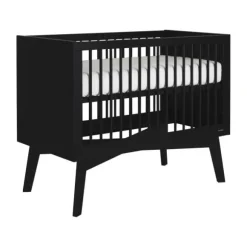 Kidsmill Sixties Babybed Zwart Mat 60 x 120 cm