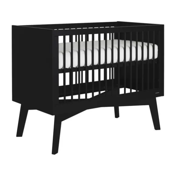 Kidsmill Sixties Babybed Zwart Mat 60 x 120 cm