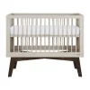 Kidsmill Sixties Babykamer Oatmeal / Walnoot | Bed 60 x 120 cm + Commode