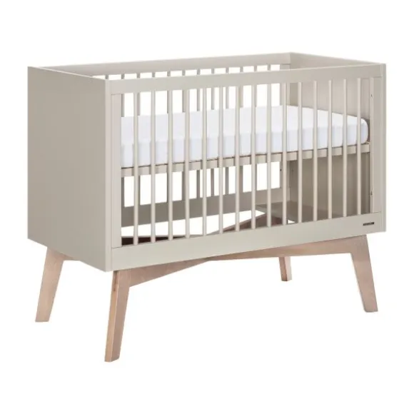 Kidsmill Sixties Ledikant 60 x 120 cm - Oatmeal / Eiken