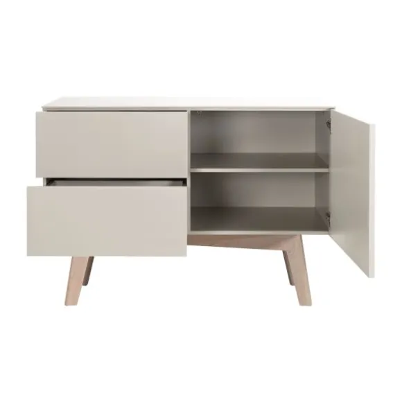 Kidsmill Sixties Ledikant 60 x 120 cm - Oatmeal / Eiken