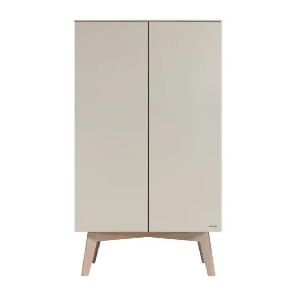 Kidsmill Sixties Ledikant 60 x 120 cm - Oatmeal / Eiken