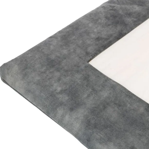 Kidsmill Velours Boxmatras Hoes Natural 75 x 95 cm