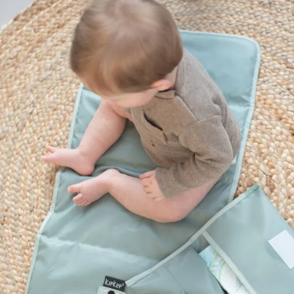 KipKep Napper Verschoonmatje + Luieretui Denim Blue