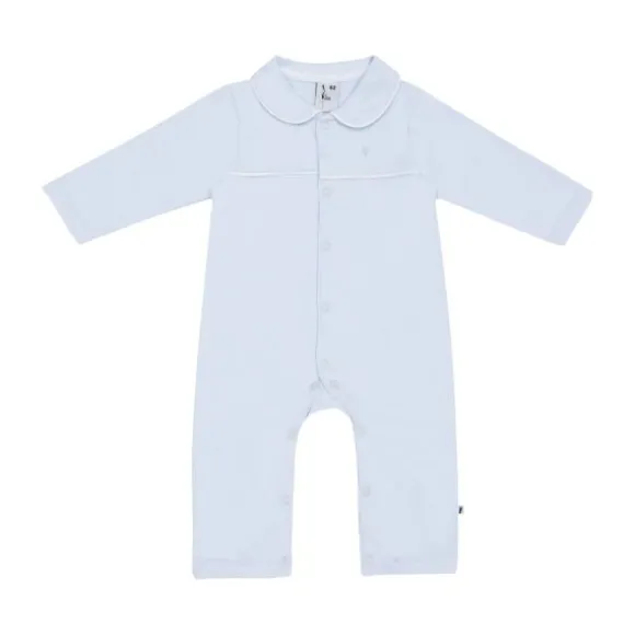 Klein Baby Jumpsuit Zonder Voetjes - Maat 50 - Baby Blue