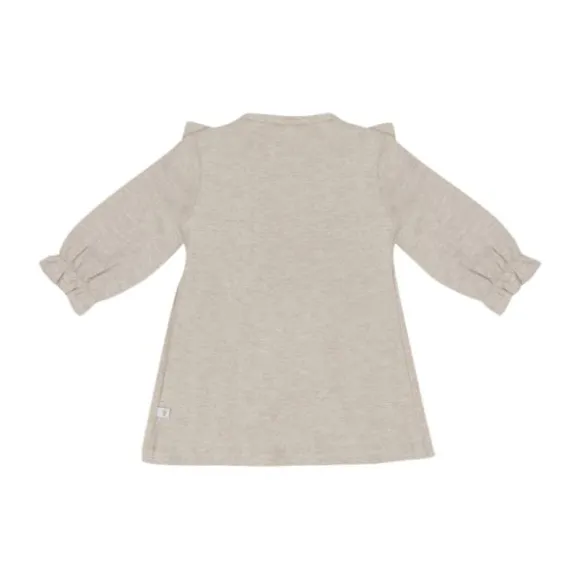 Klein Baby Ruffle Jurk - Mt. 50 - Beige Melange