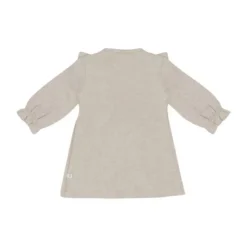 Klein Baby Ruffle Jurk - Mt. 50 - Beige Melange