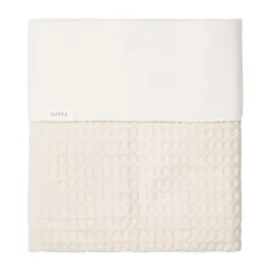 Koeka Amsterdam Wafel Ledikantdeken - Cotton Fleece - Natural