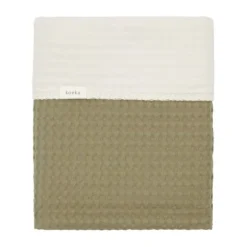 Koeka Amsterdam Wafel Wiegdeken - Cotton Fleece - Natural