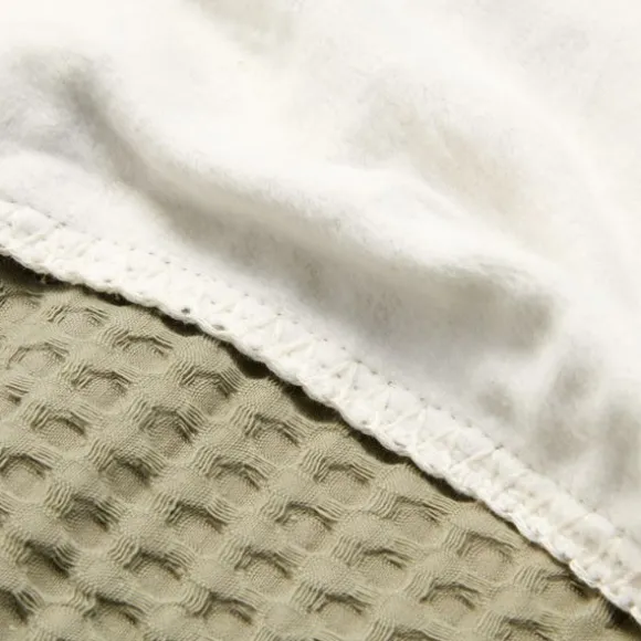 Koeka Amsterdam Wafel Wiegdeken - Cotton Fleece - Natural
