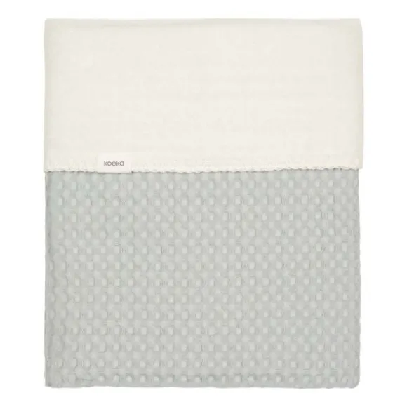 Koeka Amsterdam Wafel Wiegdeken - Cotton Fleece - Natural