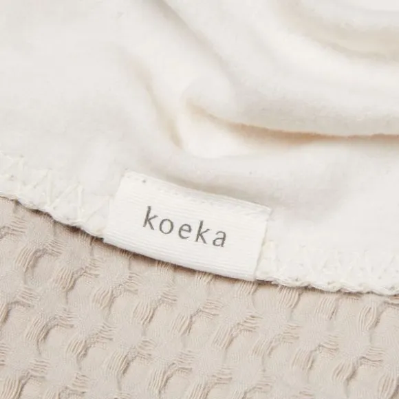 Koeka Amsterdam Wafel Wiegdeken - Cotton Fleece - Natural
