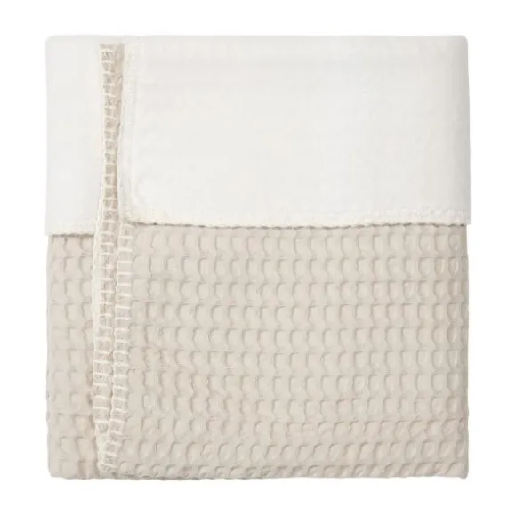 Koeka Amsterdam Wafel Wiegdeken - Cotton Fleece - Natural